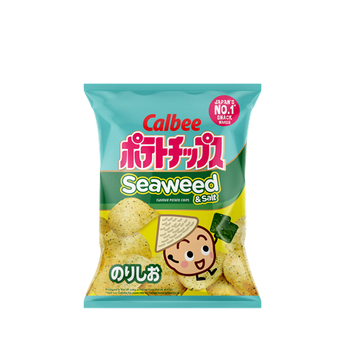 Calbee Seaweed Potato Chips 8x130g