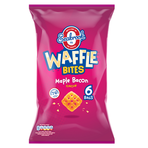Seabrook Waffle Bites Maple Bacon (6 x 16g) x 10