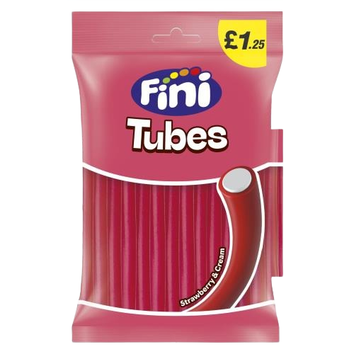 STRAWBERRY TUBES 12X140G £1.25 PMP