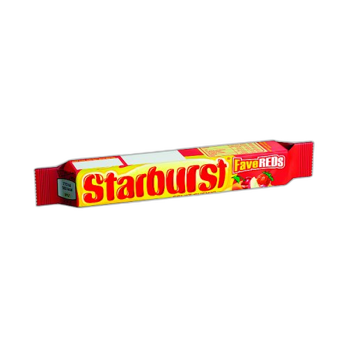 Starburst Fave Reds Fruit Chews Sweets 45g (1x24 Packs)