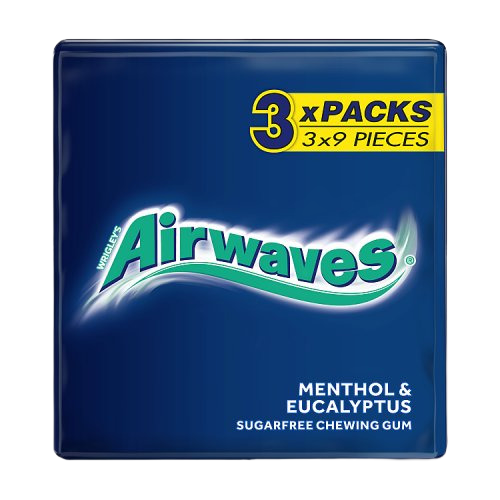 Airwaves Sugar Free Multipack Chewing Gum x9 Pieces (1x20)