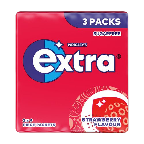 Extra Sugar Free Chewing Gum x9 Pieces (1x20)