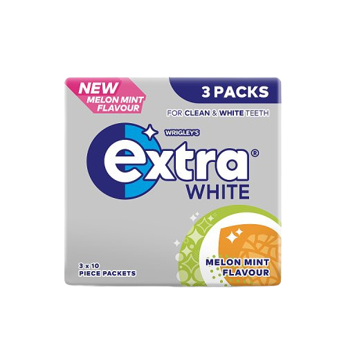 Extra Sugar Free Chewing Gum x10 Pieces (1x20)