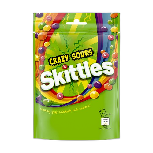 Skittles Sours Sweets Bag 136g (1x15)
