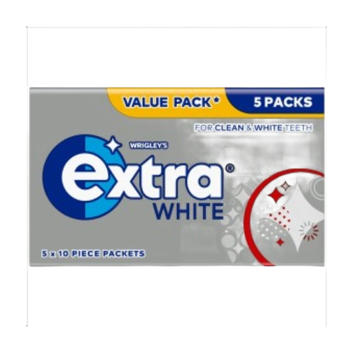 Extra White Chewing Gum x10 Pieces (6x24)