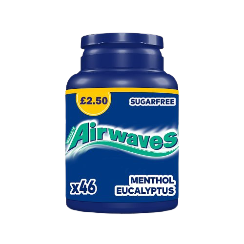 Airwaves Sugar Free Chewing Gum x46 Pieces PMP £2.50 (1x6)