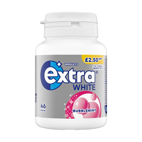 Extra White Sugar Free Chewing Gum x46 Pieces PMP £2.50 (6x24)