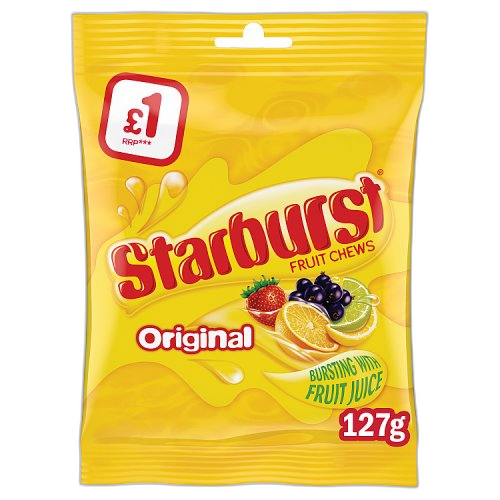 Starburst Original Fruit Sweets £1 PMP 127g (1x12)