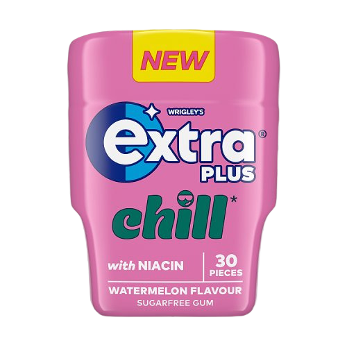 Extra Plus Chill Sugar Free Chewing Gum (6 Bottles)