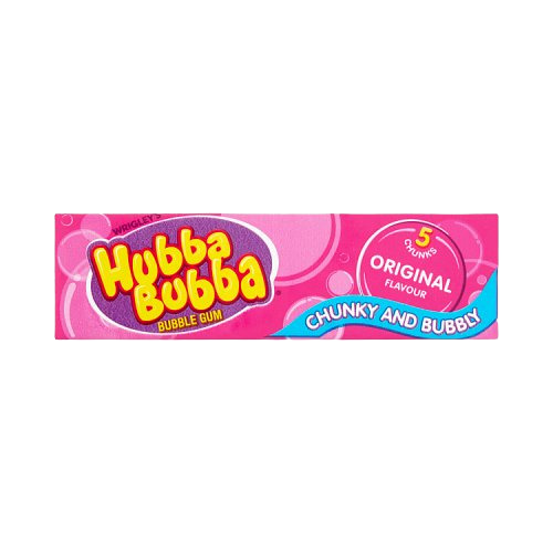 Hubba Bubba Original Bubblegum 5 Chunky Chews (1x20x18 Packs)