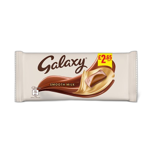 Galaxy Smooth Milk Chocolate Bar 180g PMP £2.65 (1x20 Bars)