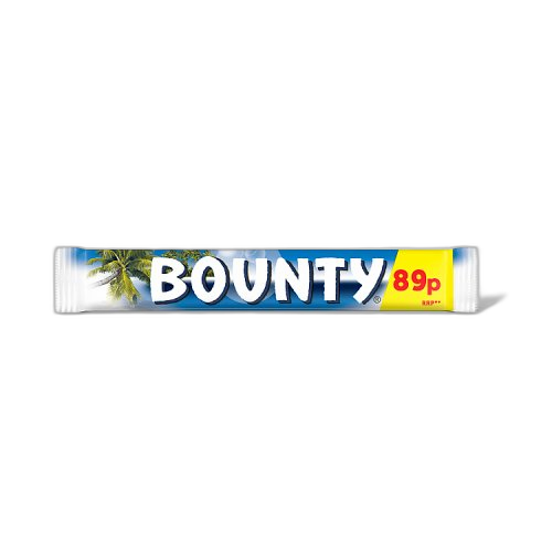Bounty Milk Chocolate Bar 57g PMP £0.89 (1x24)