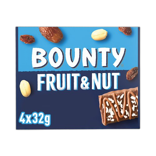 Bounty Fruit & Nut Coconut Multipack 32g (10x4 Bars)