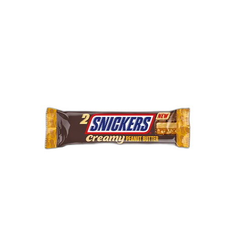 Snickers Creamy Peanut Nut Butter Milk Chocolate Duo Bar 36.5g (1x24 Bars)