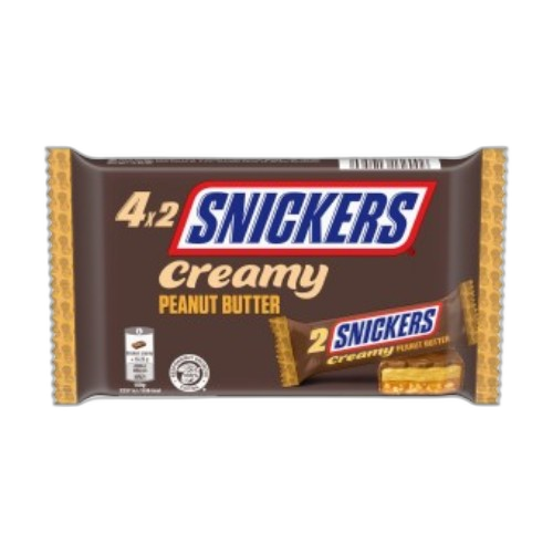 Snickers Creamy Peanut Butter Multipack 146g