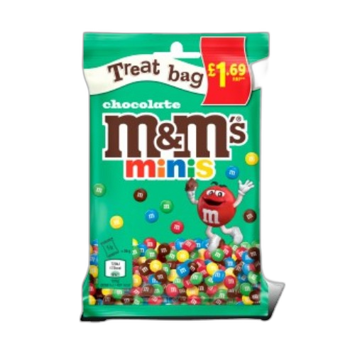 M&M's Milk Chocolate Minis Bag 70g PMP £1.69