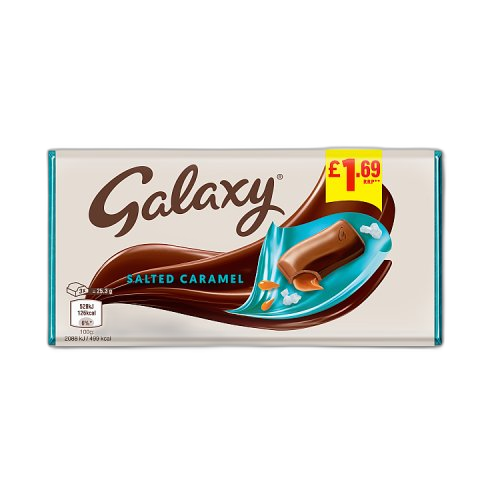 Galaxy Salted Caramel PMP £1.69 24x135g