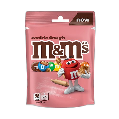 M&M's Cookie Dough Milk Chocolate Bag 102g x13