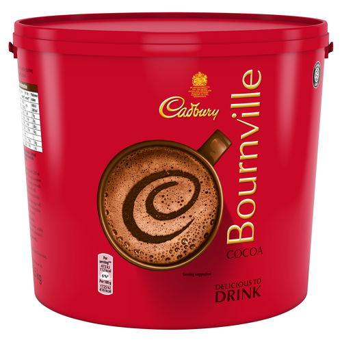 Cadbury Bournville Dark Chocolate Cocoa Powder Tub 1.5kg