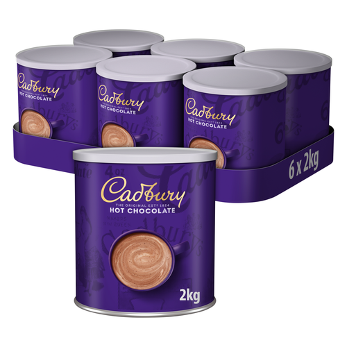 Cadbury Drinking Hot Chocolate 2kg (6 Pack)