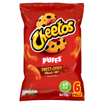 Cheetos Sweet & Spicy Flamin Hot 18 x 6 pack