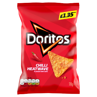 Doritos Chilli Heatwave 70g PMP £1.35