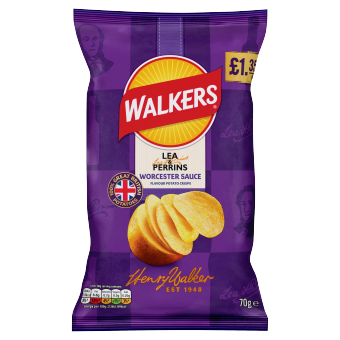 Walkers Worcester Sauce 70g PMP £1.35