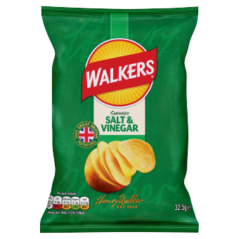 Walkers Crisps Salt & Vinegar 32.5g