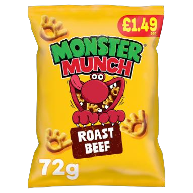 Walkers Monster Munch Roast Beef 72g PMP £1.49