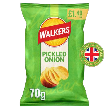 Walkers Pickled Onion 70g PMP £1.49