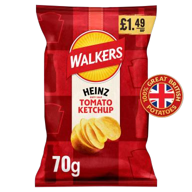 Walkers Tomato Ketchup (Heinz) 70g PMP £1.49