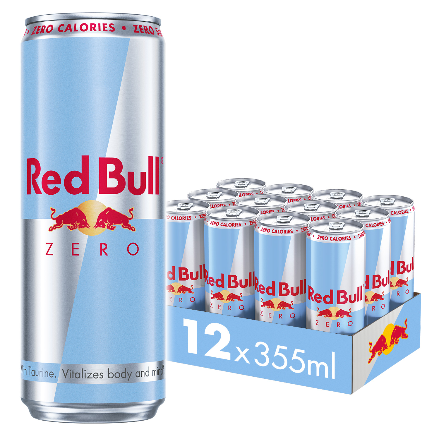 Red Bull Zero Energy Drink 355ml 12 Pack
