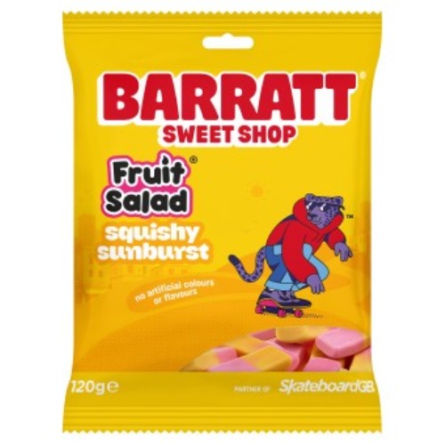 Barratt SS Fruit Salad Squishy Sunburst 12x120g