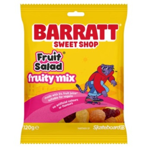 Barratt SS Fruit Salad Fruity Mix 12x120g
