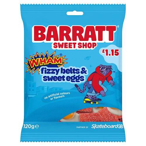 Wham Fizzy Belts & Sweet Eggs PMP £1.15