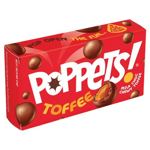 POPPETS MILK CHOC TOFFEE CTN